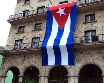 cuban flag havana cuba