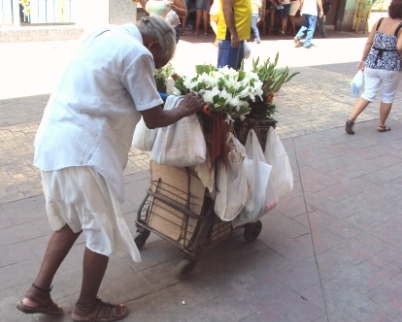 street flower lady