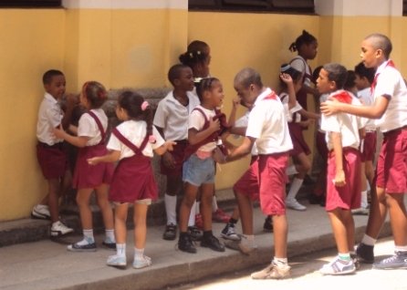 school children havana cuba