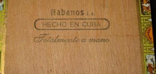 stamp on bottom of cigar box