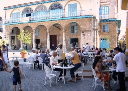 tourists in old havana