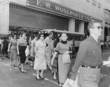 woolworth store in the 50s